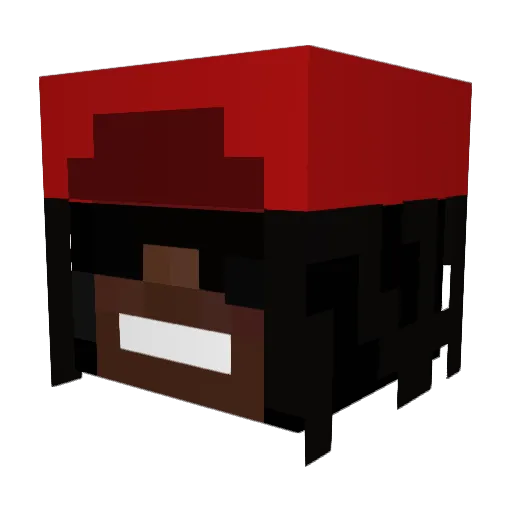LlLWAYNE Minecraft avatar head, 3D render
