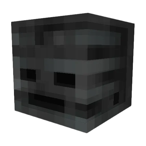LlON Minecraft avatar head, 3D render