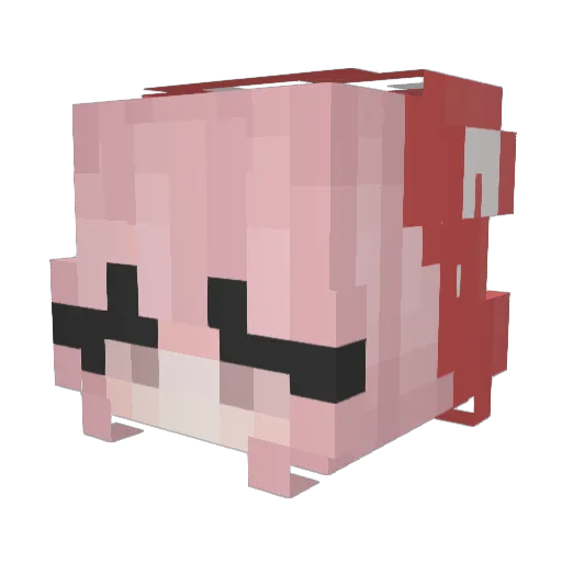 LlamaBobbyJoe Minecraft avatar head, 3D render