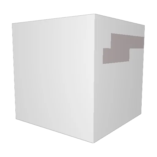 Llama_PVP Minecraft avatar head, 3D render