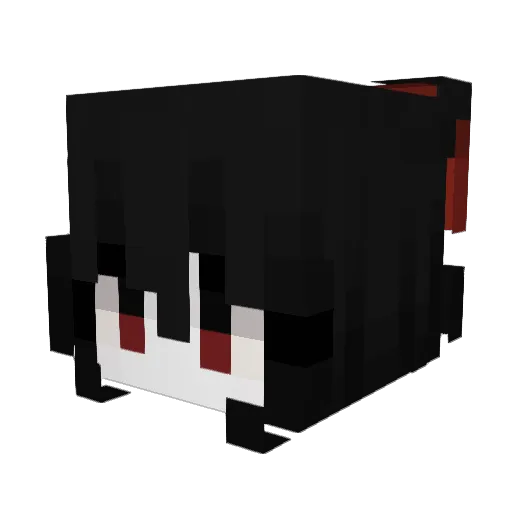 Llama_taxtix Minecraft avatar head, 3D render
