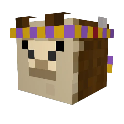 Llamaguy88 Minecraft avatar head, 3D render