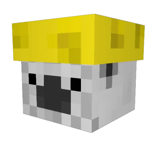 Llamarider101 Minecraft avatar head, 3D render