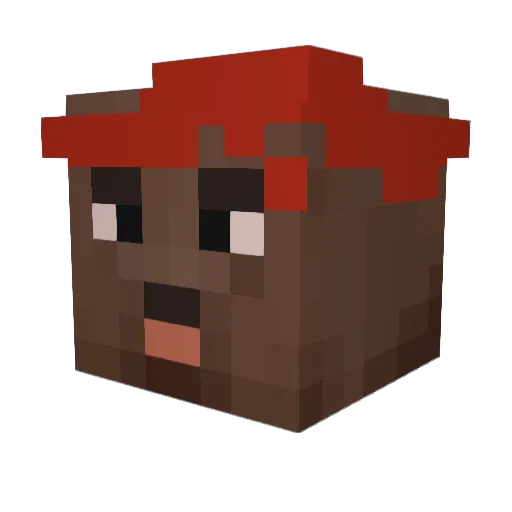 Llaveallen1920 Minecraft avatar head, 3D render