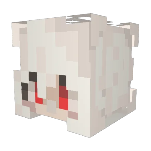 LleanDrinker Minecraft avatar head, 3D render