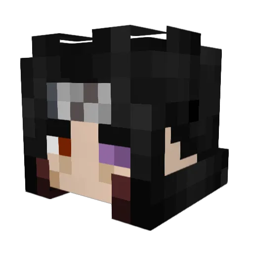 LlegoPapa Minecraft avatar head, 3D render