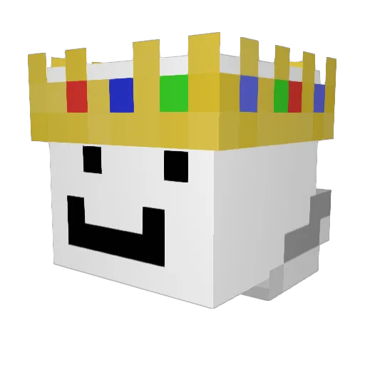 Llemo13 Minecraft avatar head, 3D render