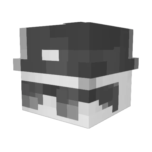 LlenoDeZafiros Minecraft avatar head, 3D render