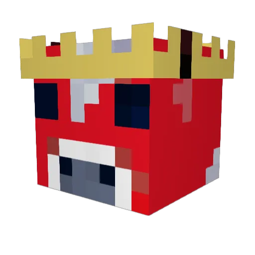 Llevi_2008 Minecraft avatar head, 3D render