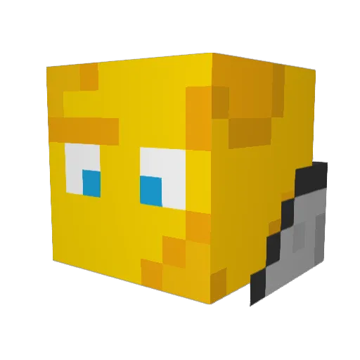 Llionm Minecraft avatar head, 3D render