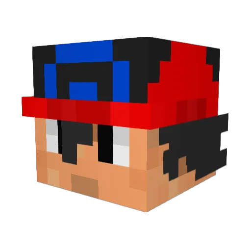 LllongshottT Minecraft avatar head, 3D render