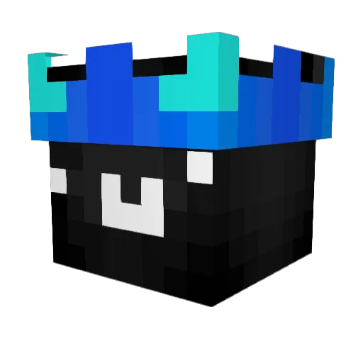 Llmayo Minecraft avatar head, 3D render
