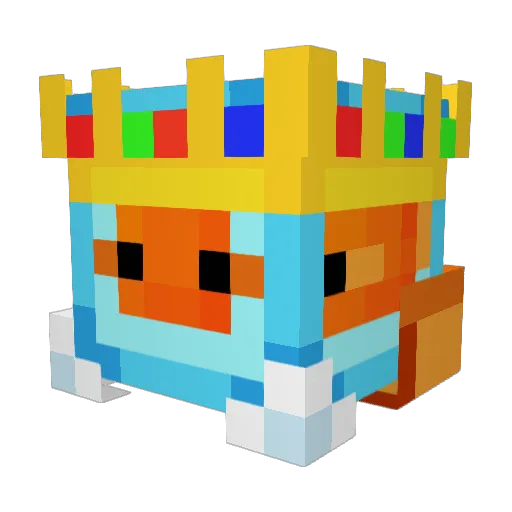 LlordllamaYT Minecraft avatar head, 3D render