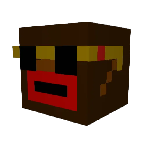 LloydDrake1996 Minecraft avatar head, 3D render