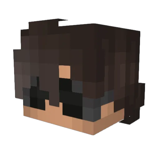 LloydValkyria Minecraft avatar head, 3D render
