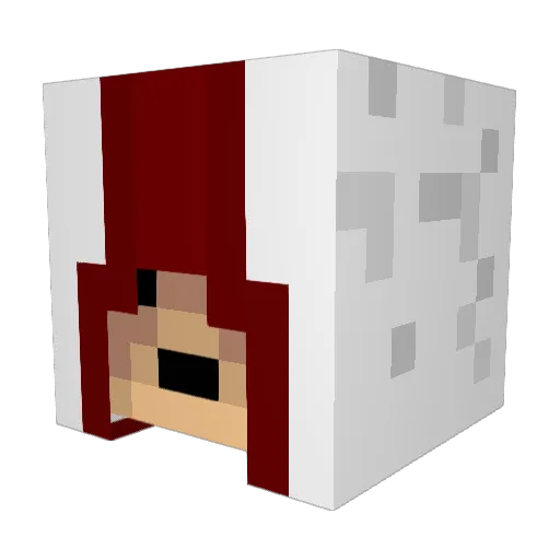 Lmaarten Minecraft avatar head, 3D render