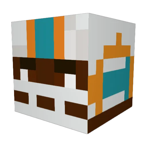 Lmdgr36 Minecraft avatar head, 3D render