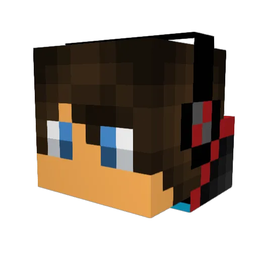 LmntriX09 Minecraft avatar head, 3D render
