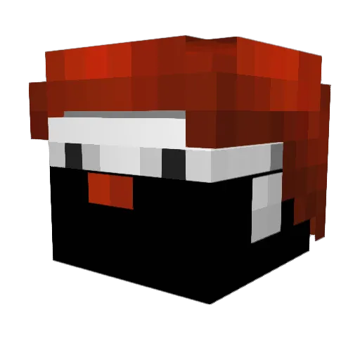 Lmtple2 Minecraft avatar head, 3D render