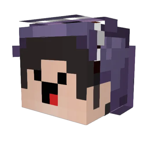 Lnbarreto Minecraft avatar head, 3D render