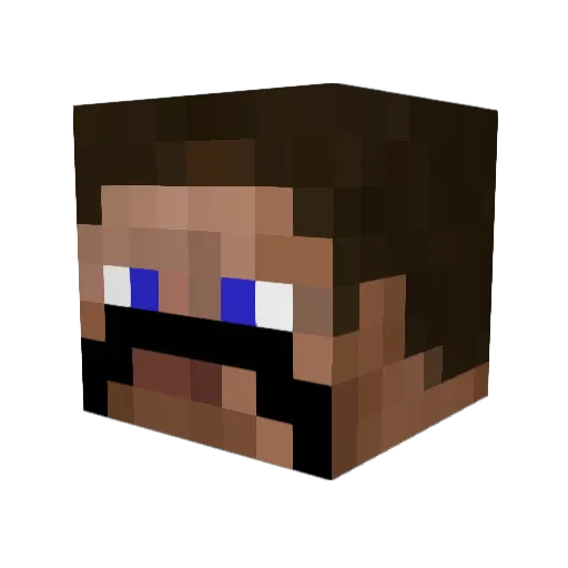 LneoXz Minecraft avatar head, 3D render