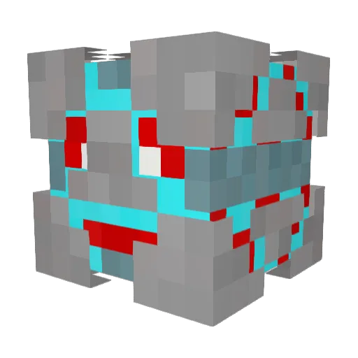 Lnthor Minecraft avatar head, 3D render