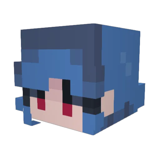 Lnwkaree12 Minecraft avatar head, 3D render