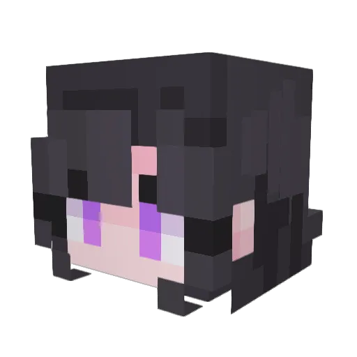 Lo23ve4 Minecraft avatar head, 3D render