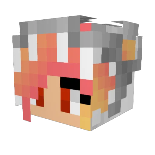 LoCo_JoKo Minecraft avatar head, 3D render