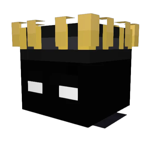 LoG_R Minecraft avatar head, 3D render