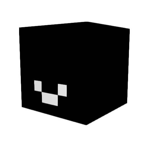 LoGi0x Minecraft avatar head, 3D render