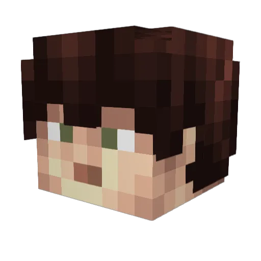 LoH_Khanid Minecraft avatar head, 3D render