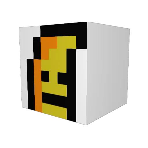 LoHa_a Minecraft avatar head, 3D render