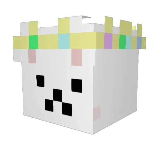 LoKat42 Minecraft avatar head, 3D render
