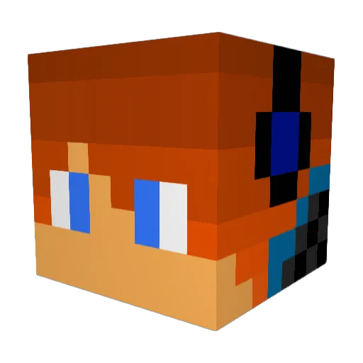 LoLcraft_LP Minecraft avatar head, 3D render