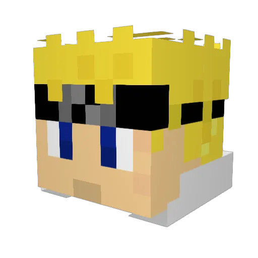 LoLgAmEr8421 Minecraft avatar head, 3D render