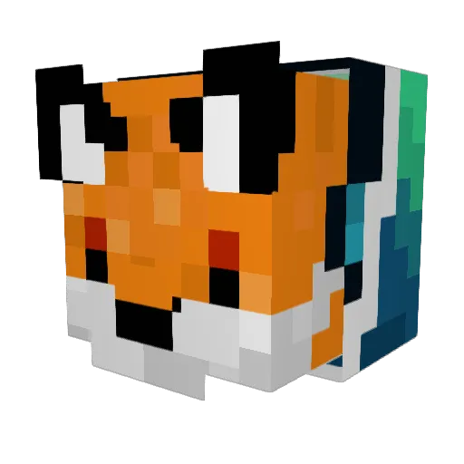 LoLgamer4 Minecraft avatar head, 3D render