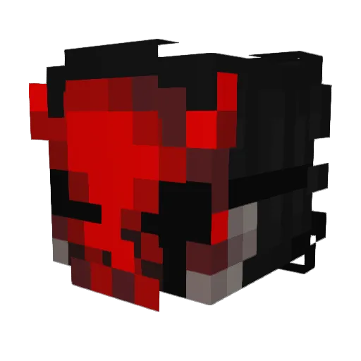 LoLiTa76 Minecraft avatar head, 3D render
