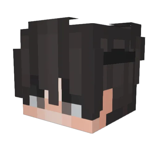 LoLka2281 Minecraft avatar head, 3D render