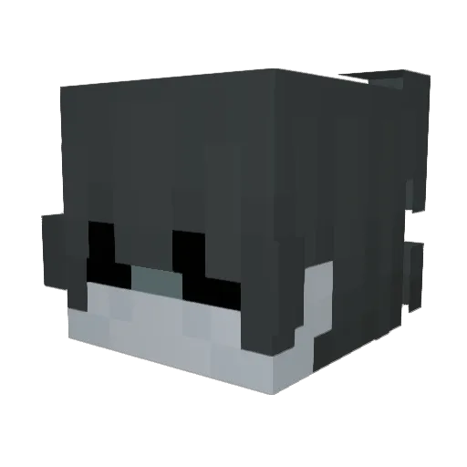 LoLqueTrol Minecraft avatar head, 3D render