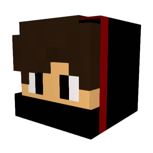 LoPIX69xD Minecraft avatar head, 3D render