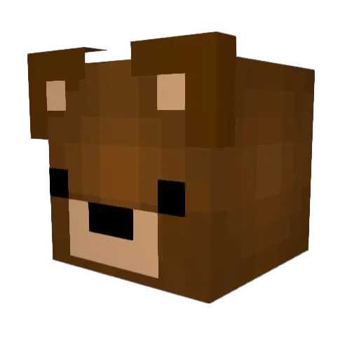 LoXi96 Minecraft avatar head, 3D render
