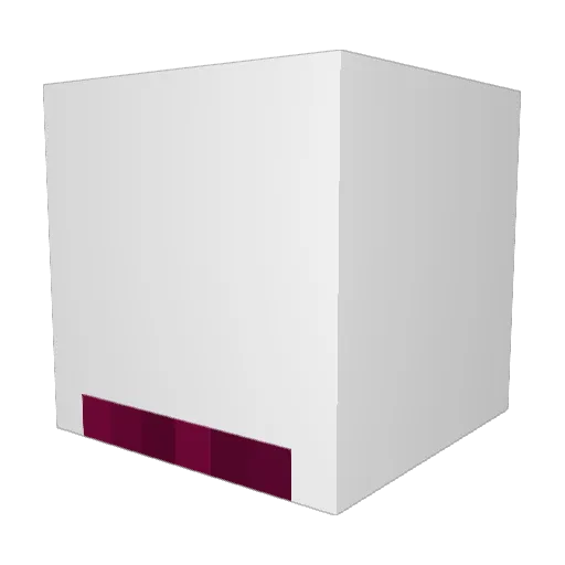 LoYReL Minecraft avatar head, 3D render