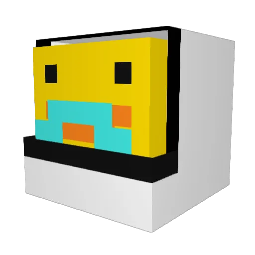 LoYo2002 Minecraft avatar head, 3D render