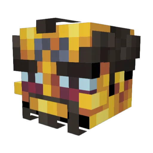 LoZail Minecraft avatar head, 3D render