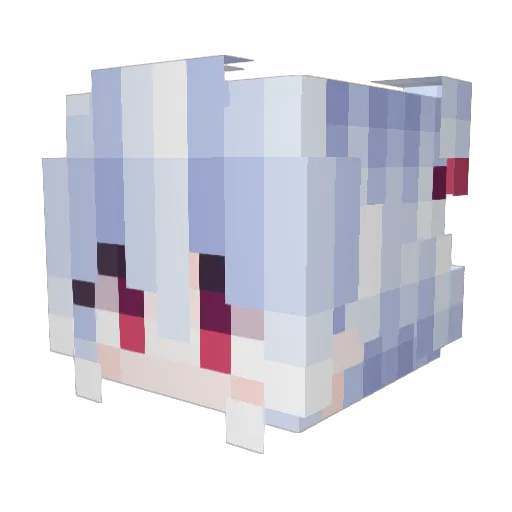 Lo_Yu_Too Minecraft avatar head, 3D render