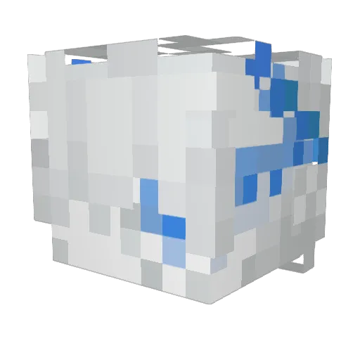 Lo_omy Minecraft avatar head, 3D render