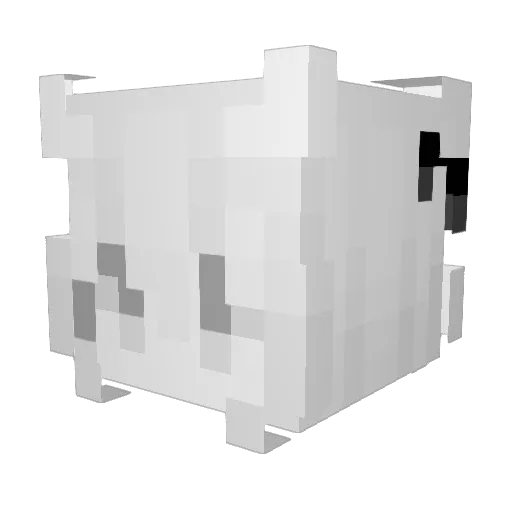 Lo_tim Minecraft avatar head, 3D render