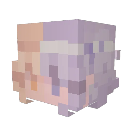 LoadPath Minecraft avatar head, 3D render