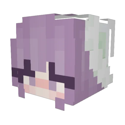 Loading06 Minecraft avatar head, 3D render